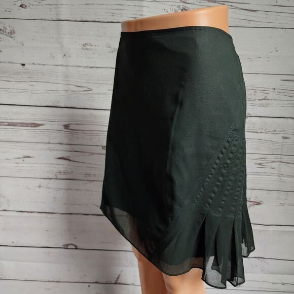 Elie Tahari Black Skirt Size 8 - Picture 2 of 5